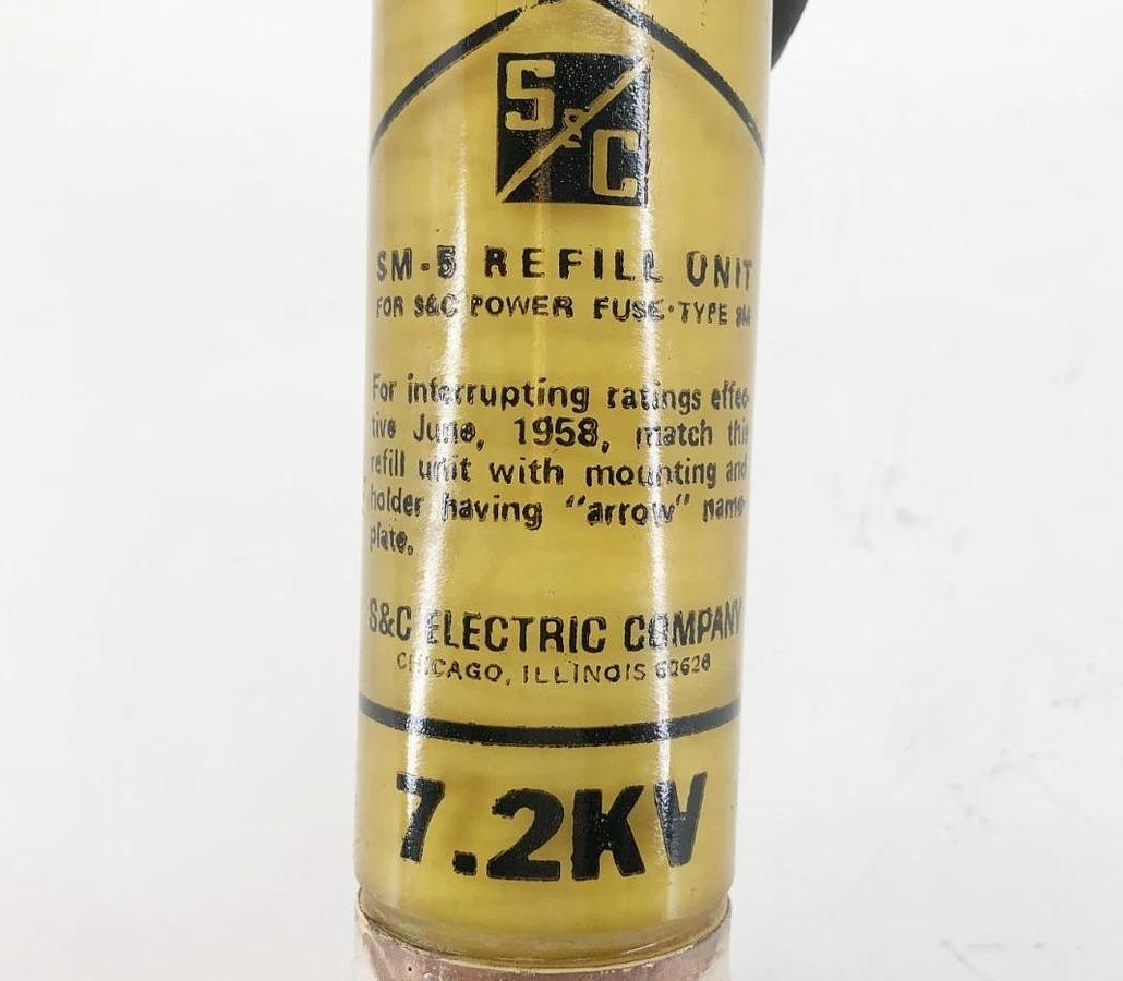 New S&C Electric 131400R4 SM-5 Fast Acting Fuse Refill 250A 7200V - No Box
