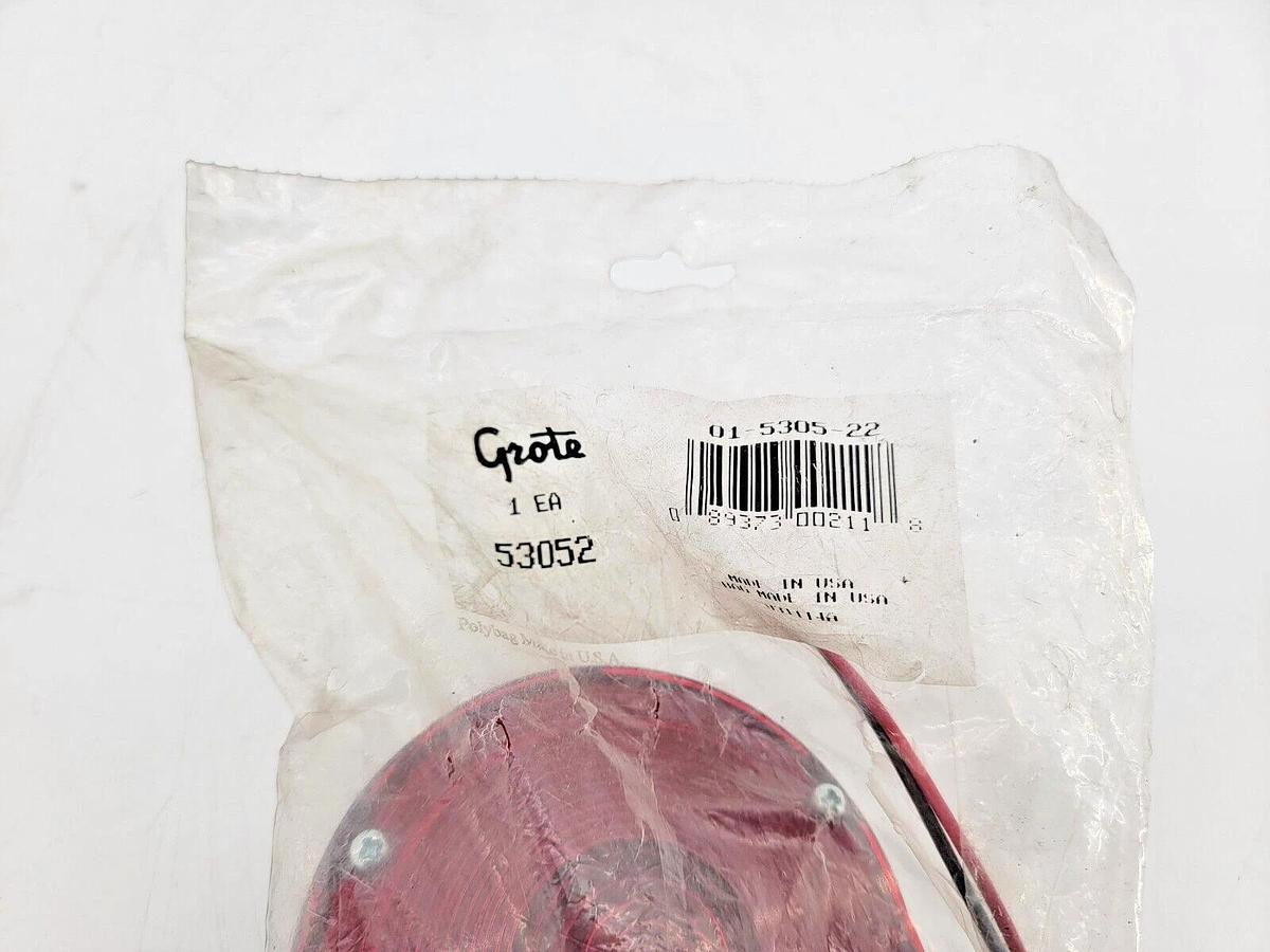 New Grote 53052 4" Single Face Light Red