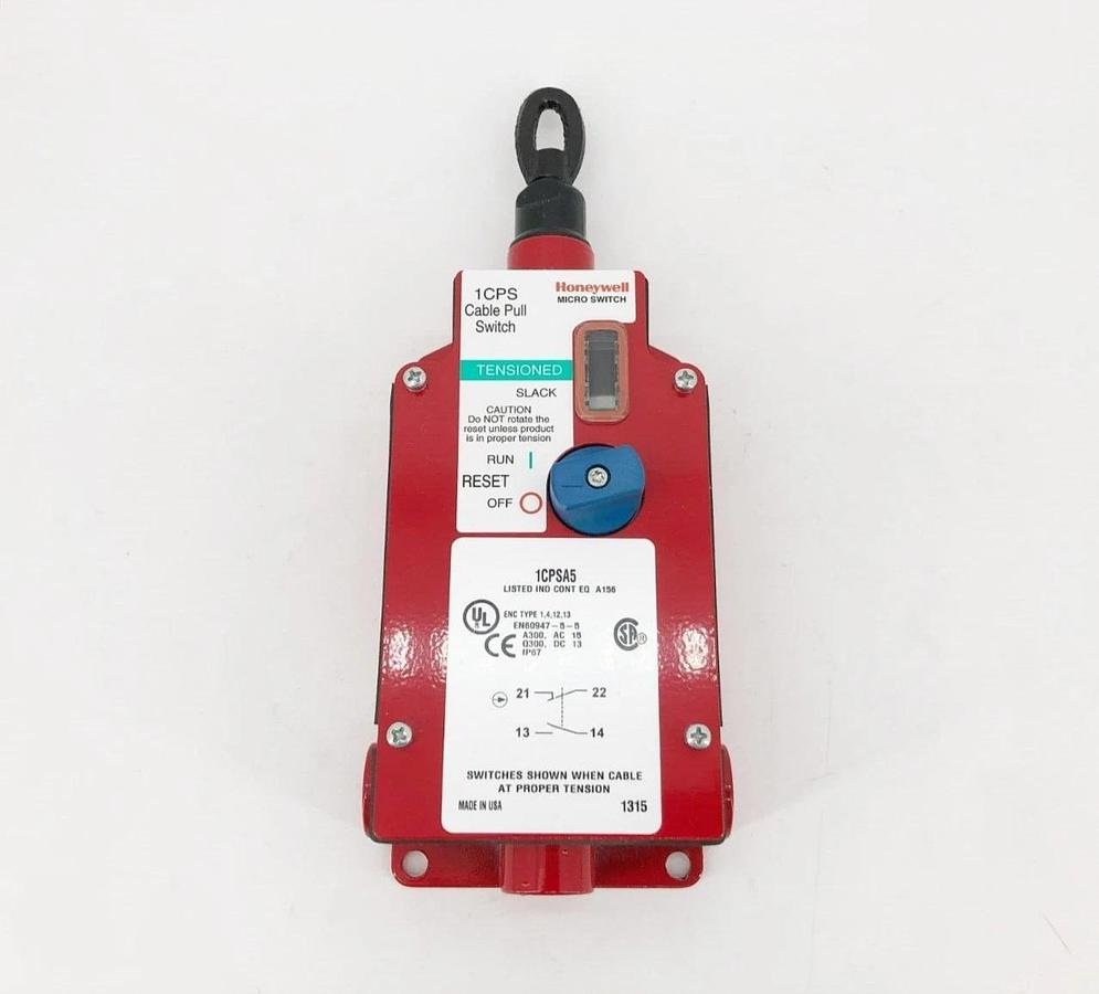 New Honeywell 1CPSA5 Cable Pull Switch 50MA 250V 60VDC 1NC/1NO