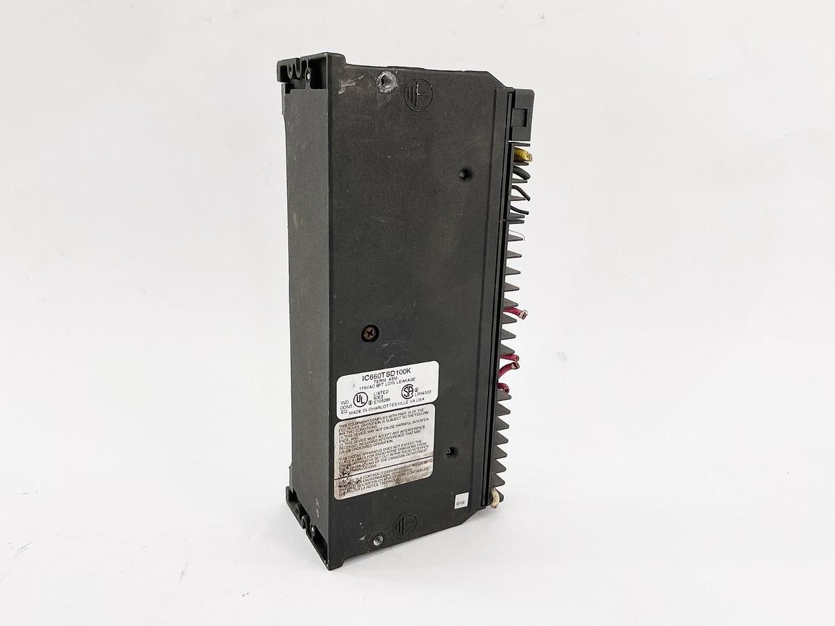 Used GE Fanuc IC660TSD100K Terminal Assembly 115V 8PT Low Leakage