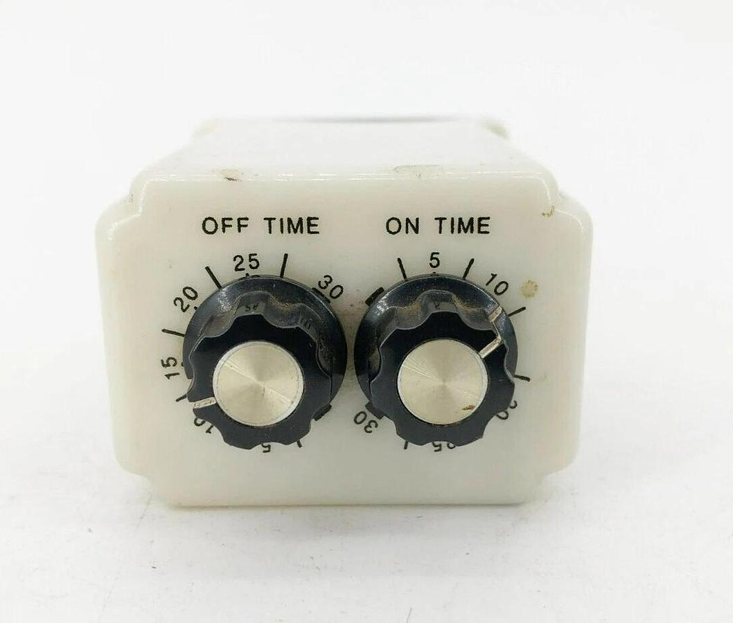 Used Potter & Brumfield CRB-48-70030 Time Delay Relay 0.3-30s 120VAC 10A