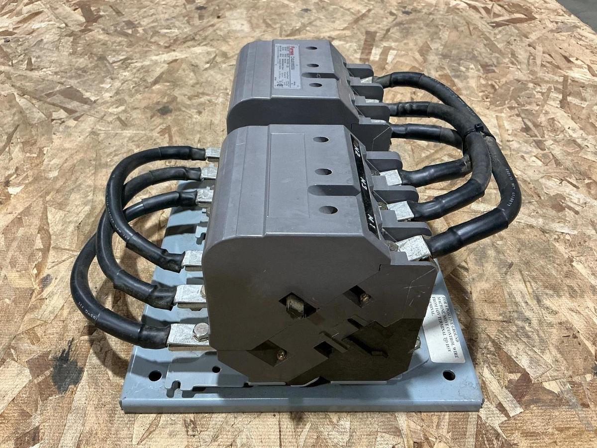 Used Furnas 43JG109333U Ser B Reversing Contactor 3PH 135A 600VAC Coil 145/185V 73HZ