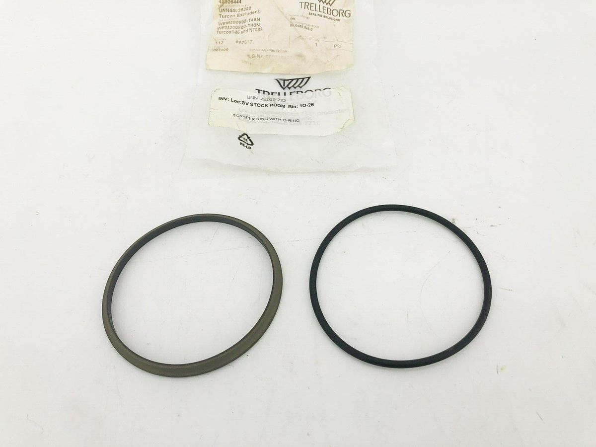 New Buhler UNN-44029-222 Scraper Ring With O-Ring