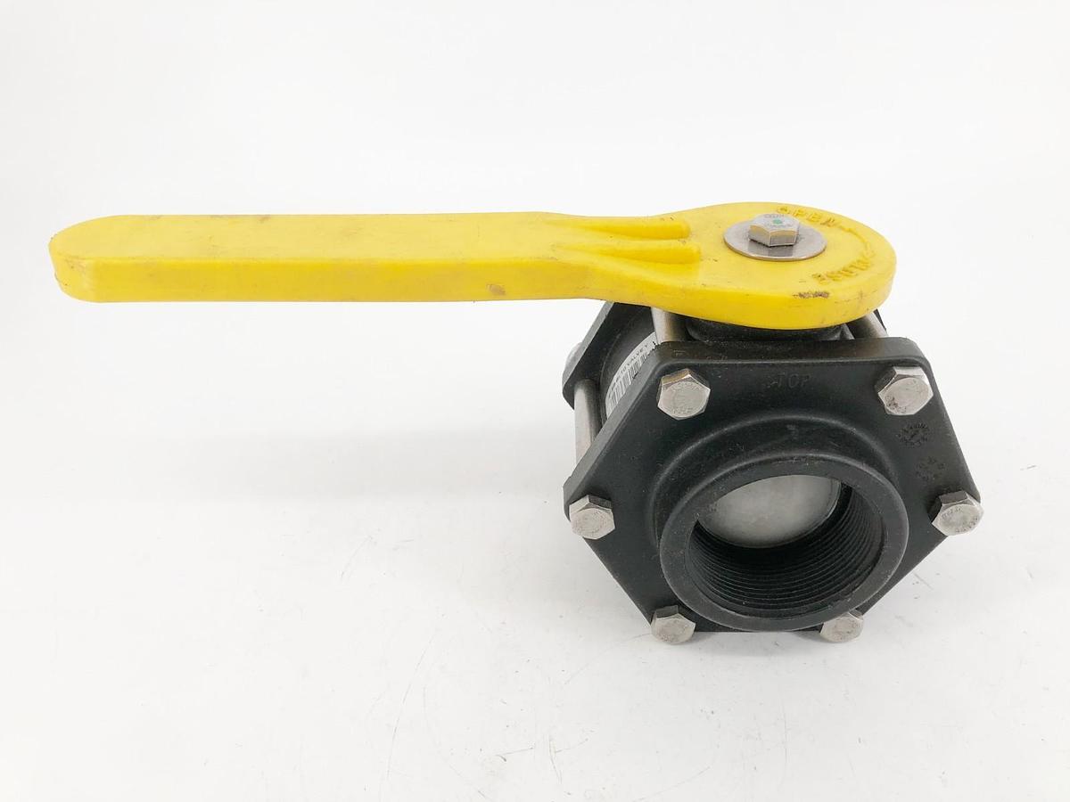 New Apache 49030010 2" Full Port Bolted Poly Ball Valve - No Box