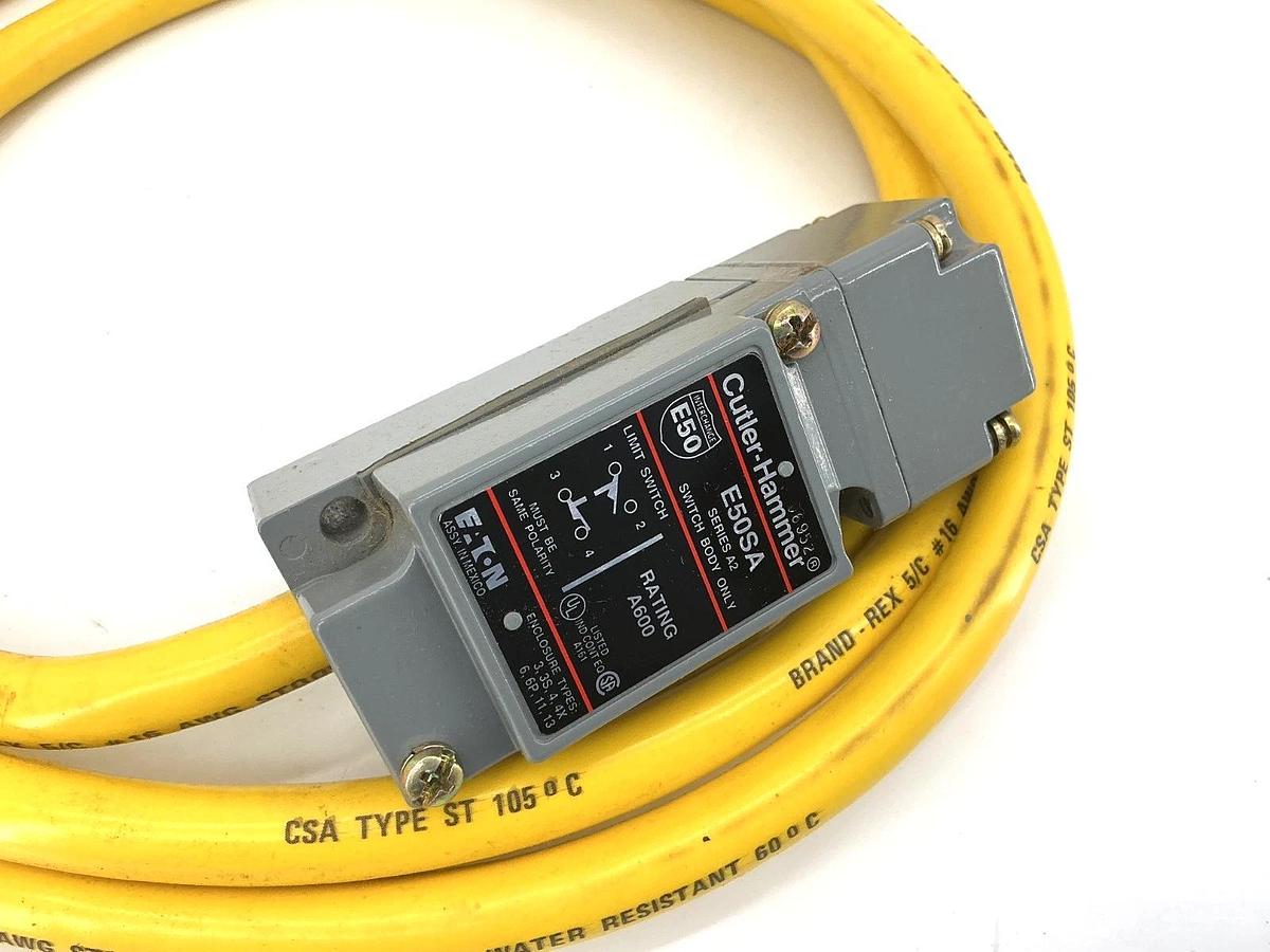 New Eaton Cutler-Hammer E50RAS Limit Switch with 8ft Cable