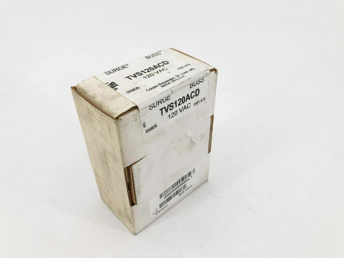 New Bussmann TVS120ACD Surge Suppressor 120VAC - Sealed Box