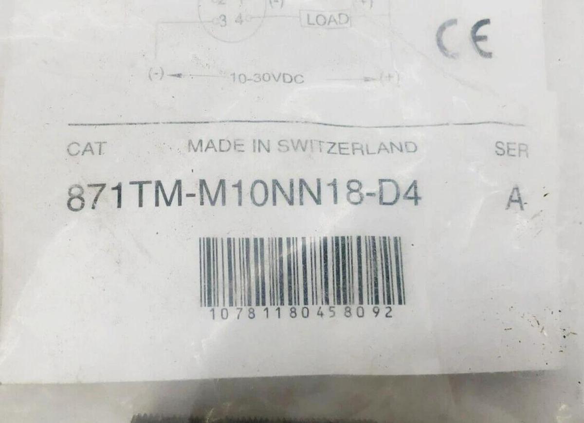 New Allen Bradley 871TM-M10NN18-D4 Ser. A Photoelectric Sensor 10-30VDC