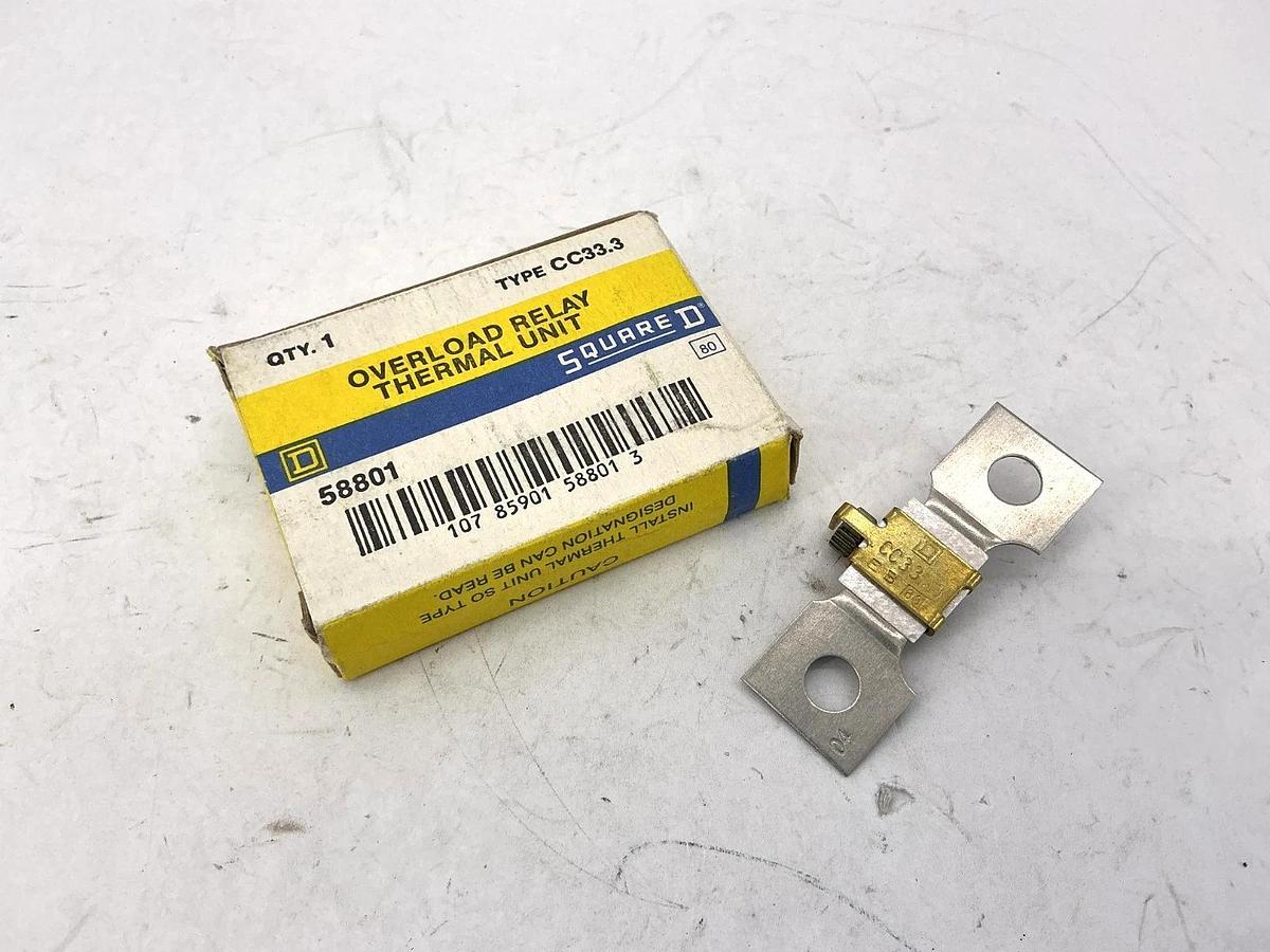 New Square D CC33.3 Overload Relay Thermal Unit