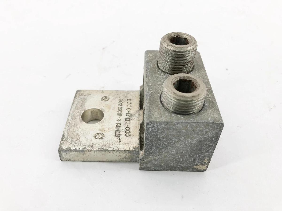 Used Lot of 3 DCC C-17 DU-600 Mechanical Lugs 600MCM-4 AL-CJJ