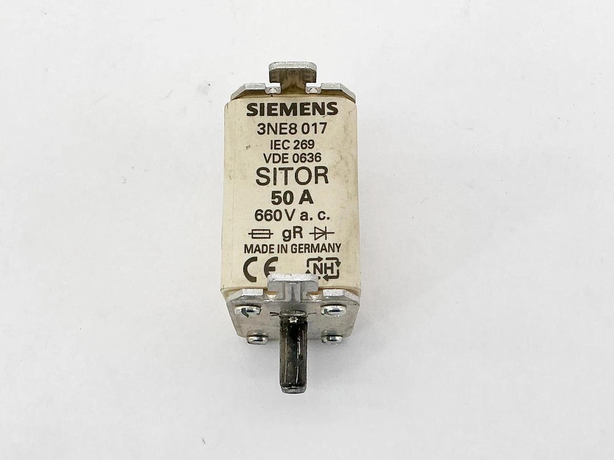 New Siemens 3NE8017 Sitor Fuse 50A 660V - No Box