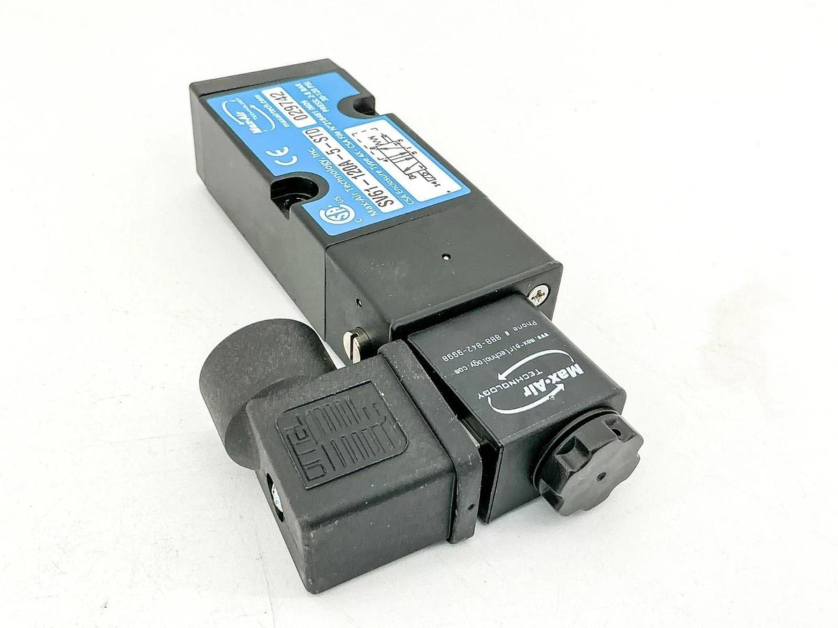 New Max-Air SV61-120A-5-STD Solenoid Valve 30-120PSI 2-8Bar 120Vac 029742