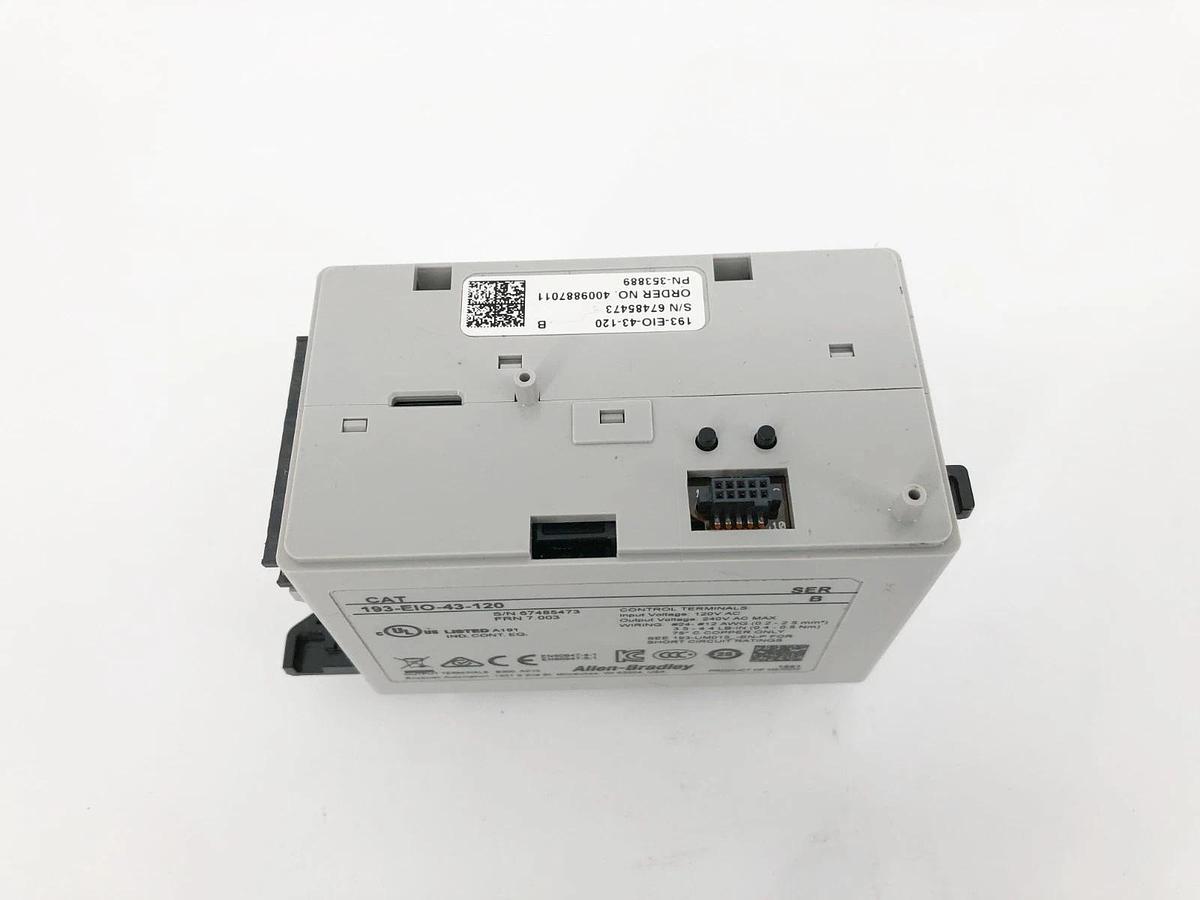 New Allen Bradley 193-EIO-43-120 Ser. B Overload Relay 120VAC - No Box