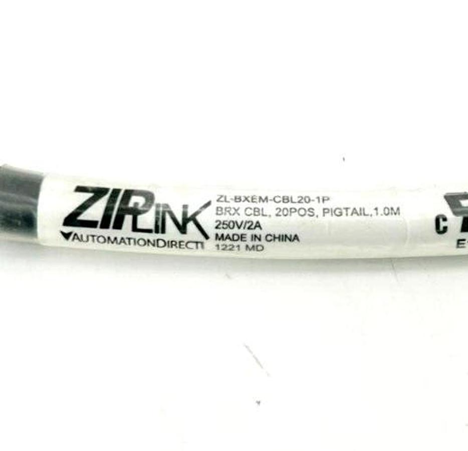 New ZIPLink ZL-BXEM-CBL20-1P Pig-Tail Connector Cable 20 pos 1M