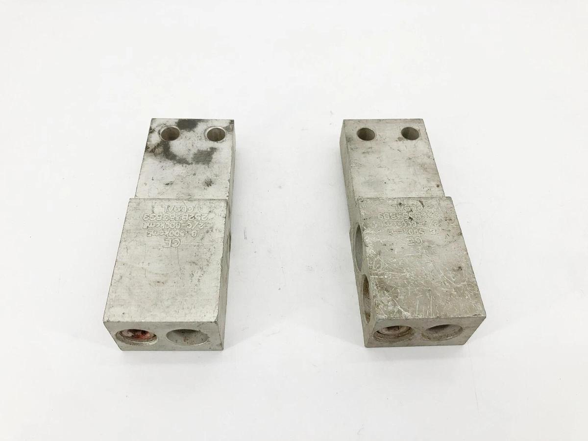 Used Lot of 2 GE General Electric 252B3638G9 Aluminum Mechanical Lugs 2/0-600 #8-500