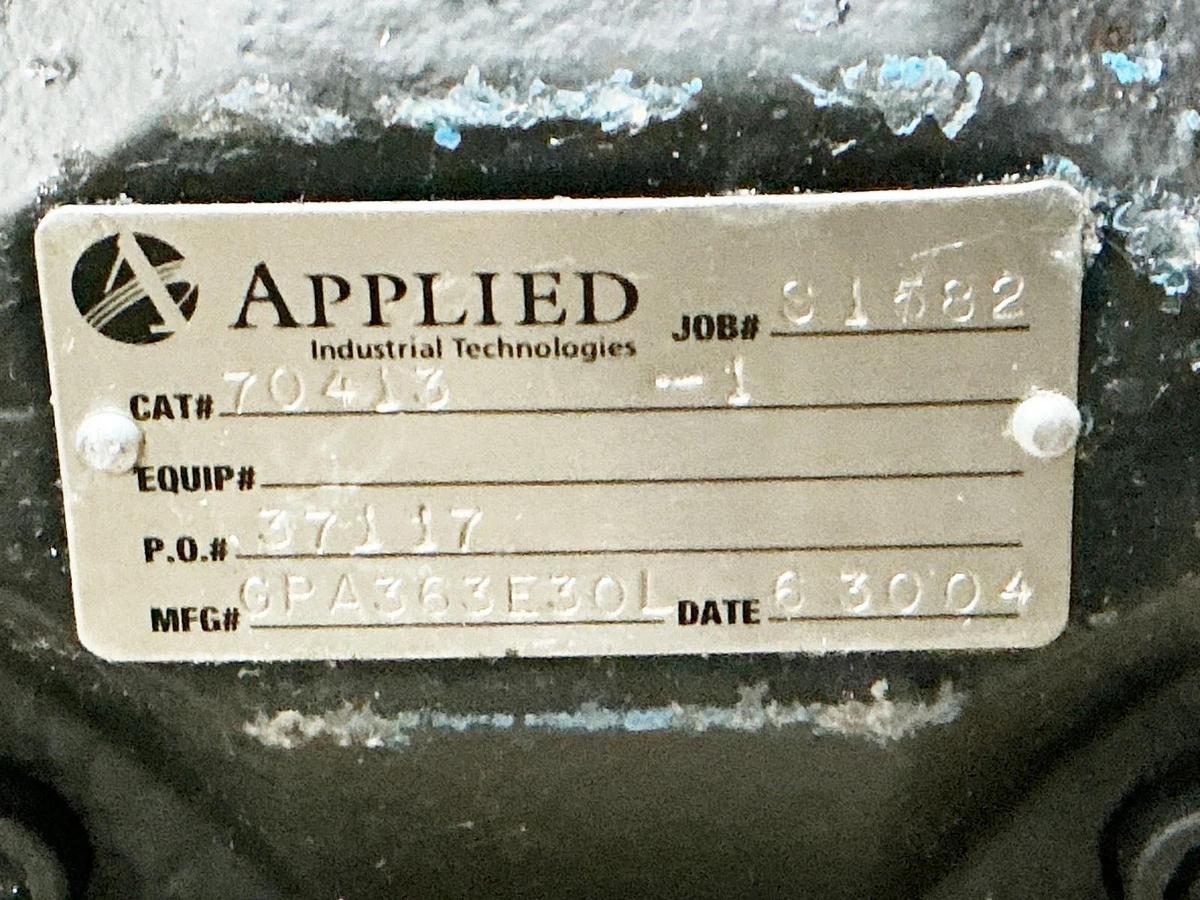 Used Applied Technologies Vickers 70413-1 Gear Pump GPA3-63-E-30-L