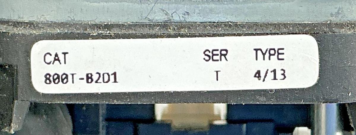New Allen Bradley 800T-B2D1 Ser T Push Button Extended Head Black 30mm - No Box