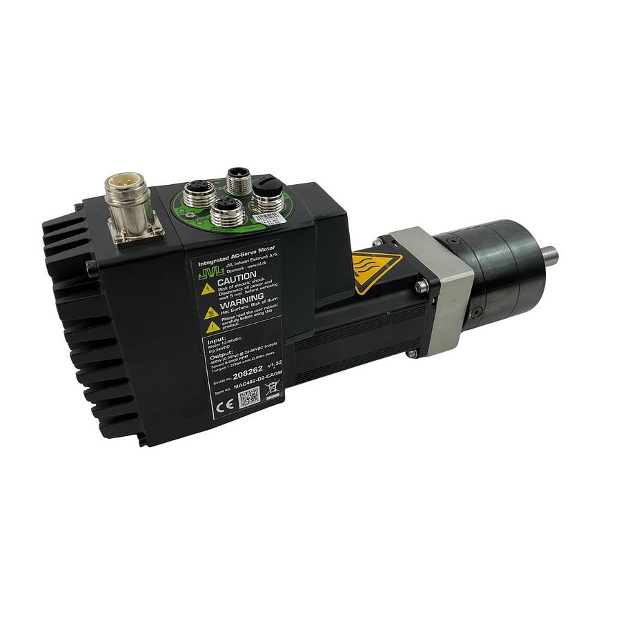 New JVL MAC050-A1 Integrated Servo Motor 12-48V 46W - No Box Missing Part