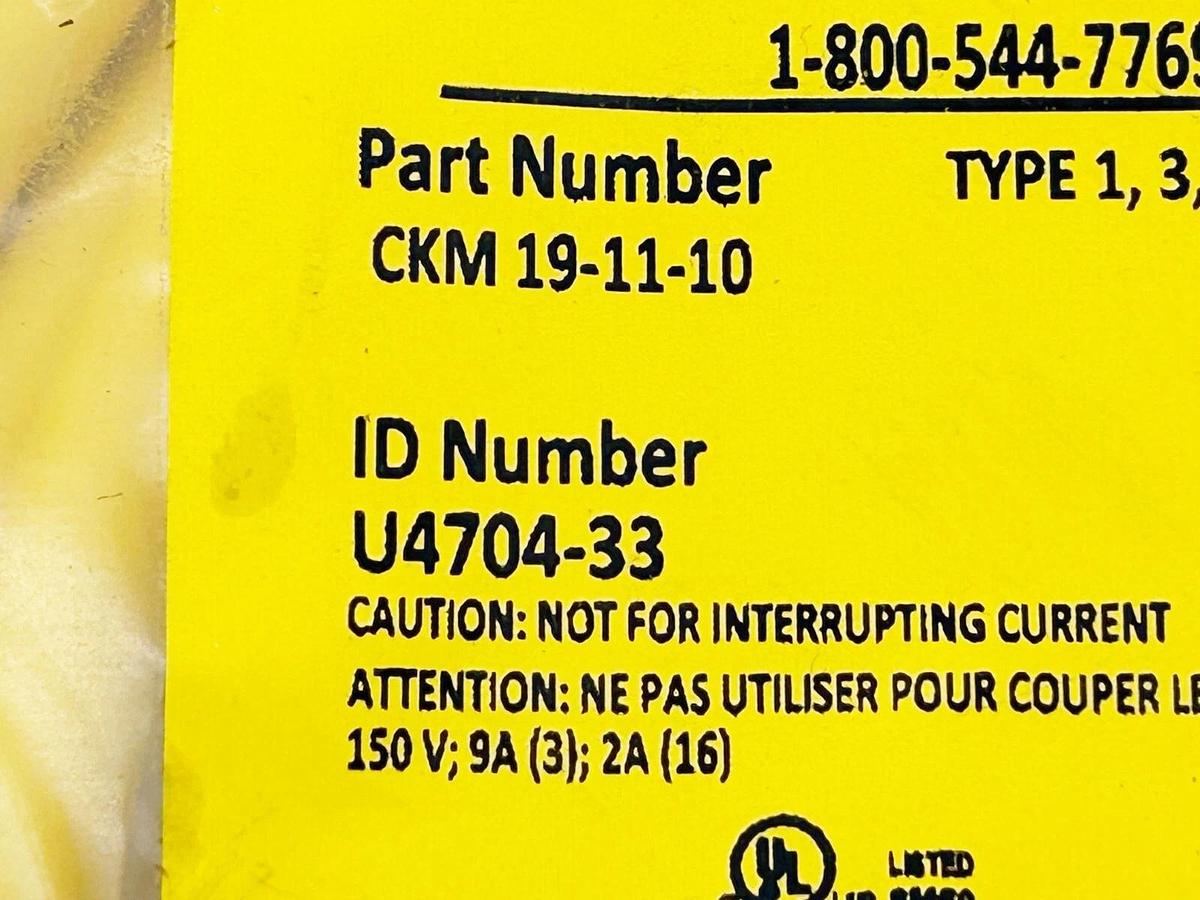 New Turck CKM 19-11-10 Cordset 19 Pin 10 Meter 10 Meter U4704-33