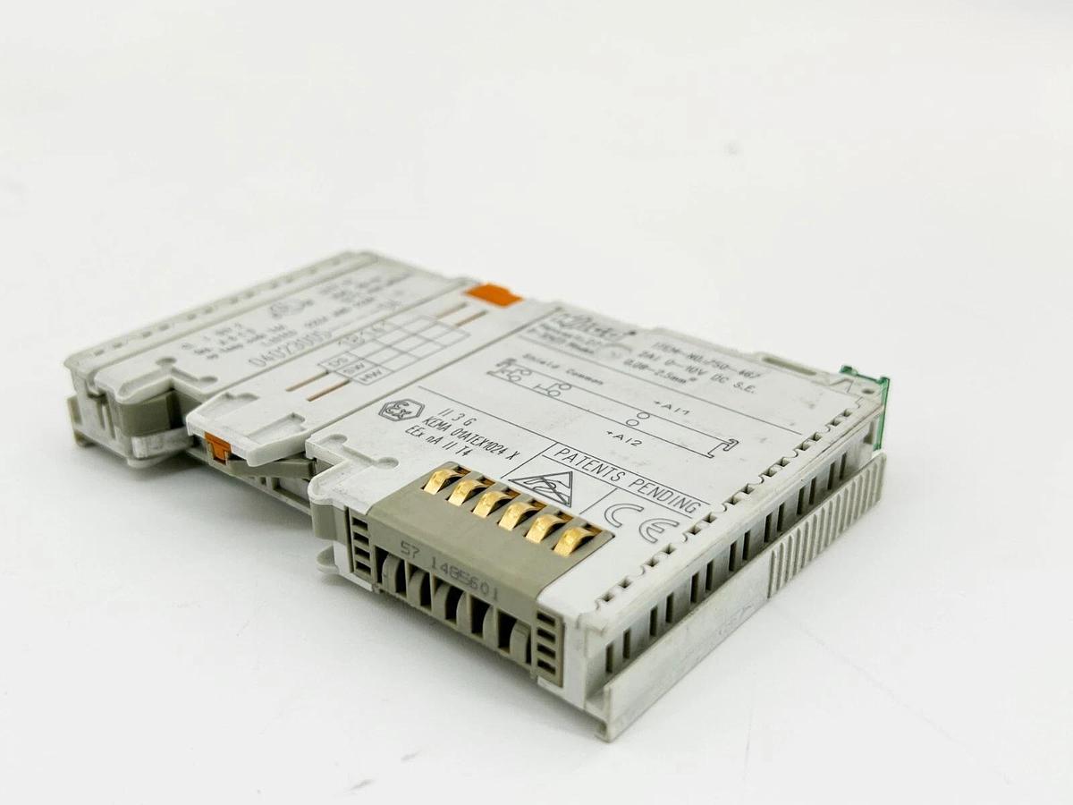 New Wago 750-467 Analog Input Module Single Ended 2 Channel 35V