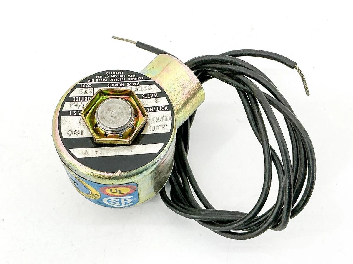 New Skinner C2DE1132 Solenoid Coil 110/120V 50/60Hz 8W 64PSI