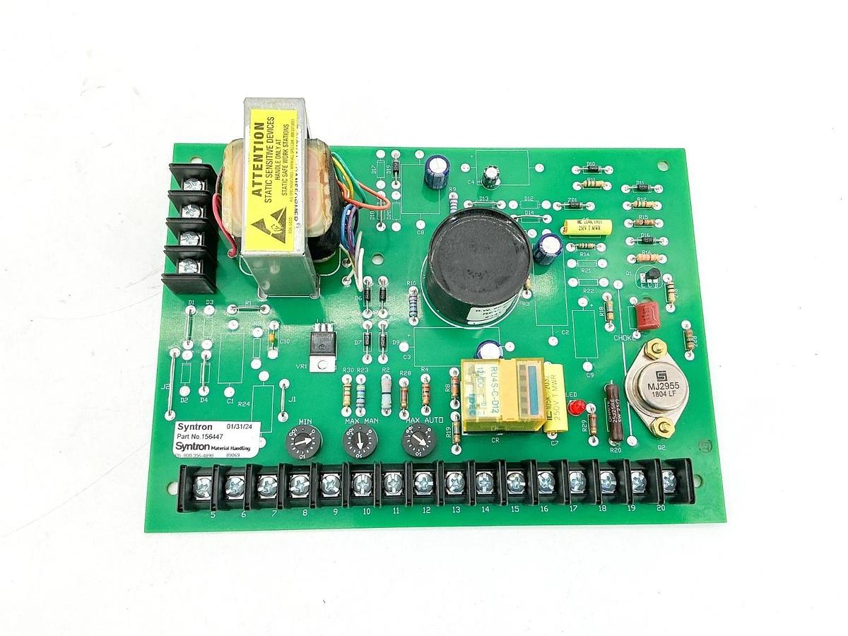 New Syntron 156447 Control Board 16 Point Terminal Strip - No Box