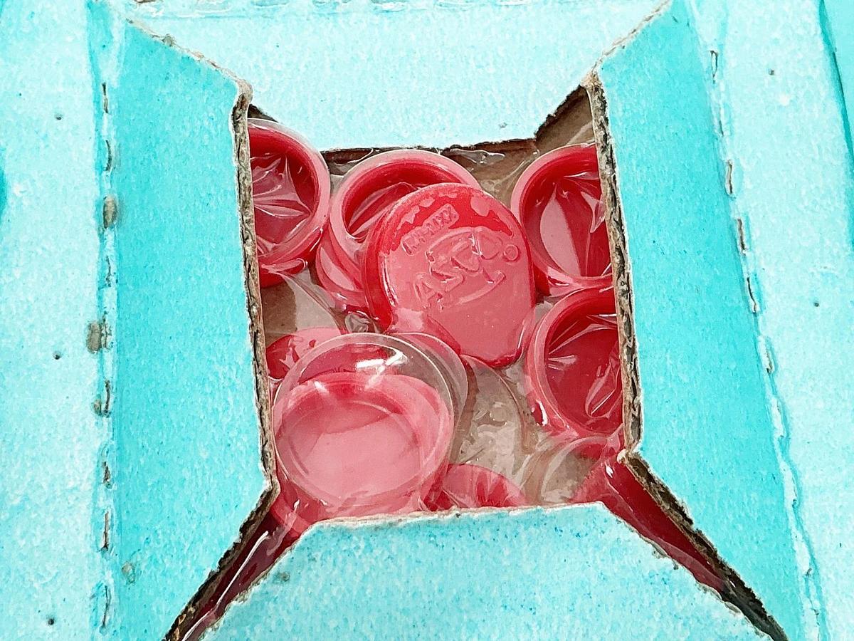 New Box of 10 Asco 258851 Red Hat Cap Replacement Kit