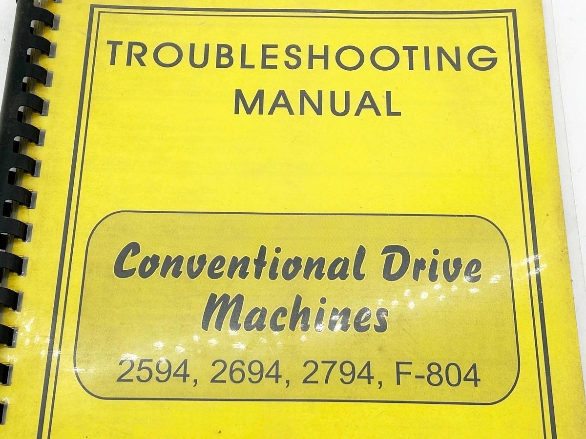 Used LeTourneau Troubleshooting Manual 2594 2694 2794 F-804