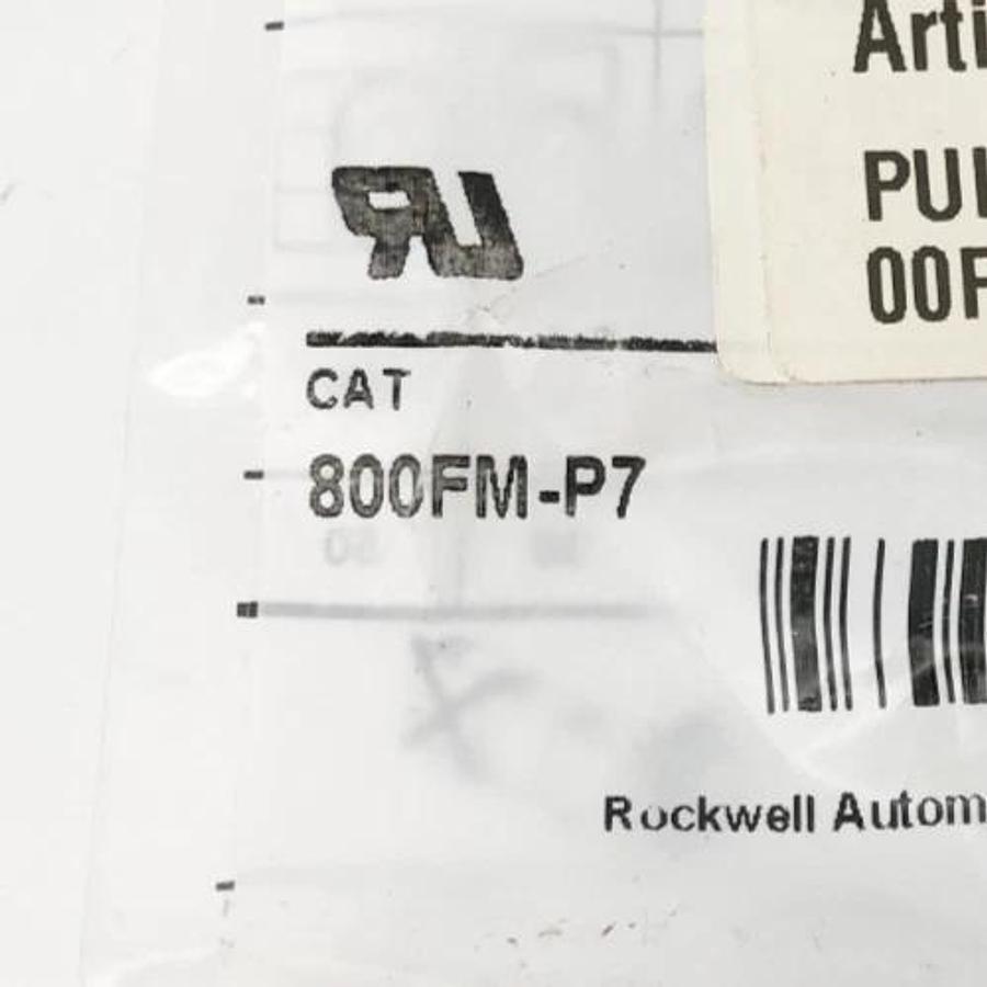 Lot of 2 New Allen Bradley 800FM-P7 Ser. A Pilot Indicator Light Clear 22mm