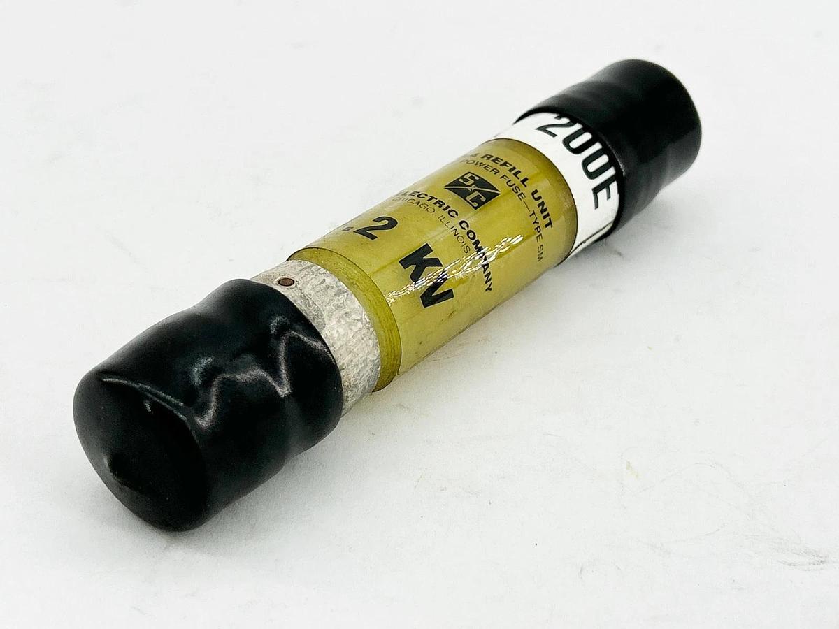 New S&C Electric 251300R4 Slow Speed Fuse SM-4 Refill Unit 7.2KV 200A