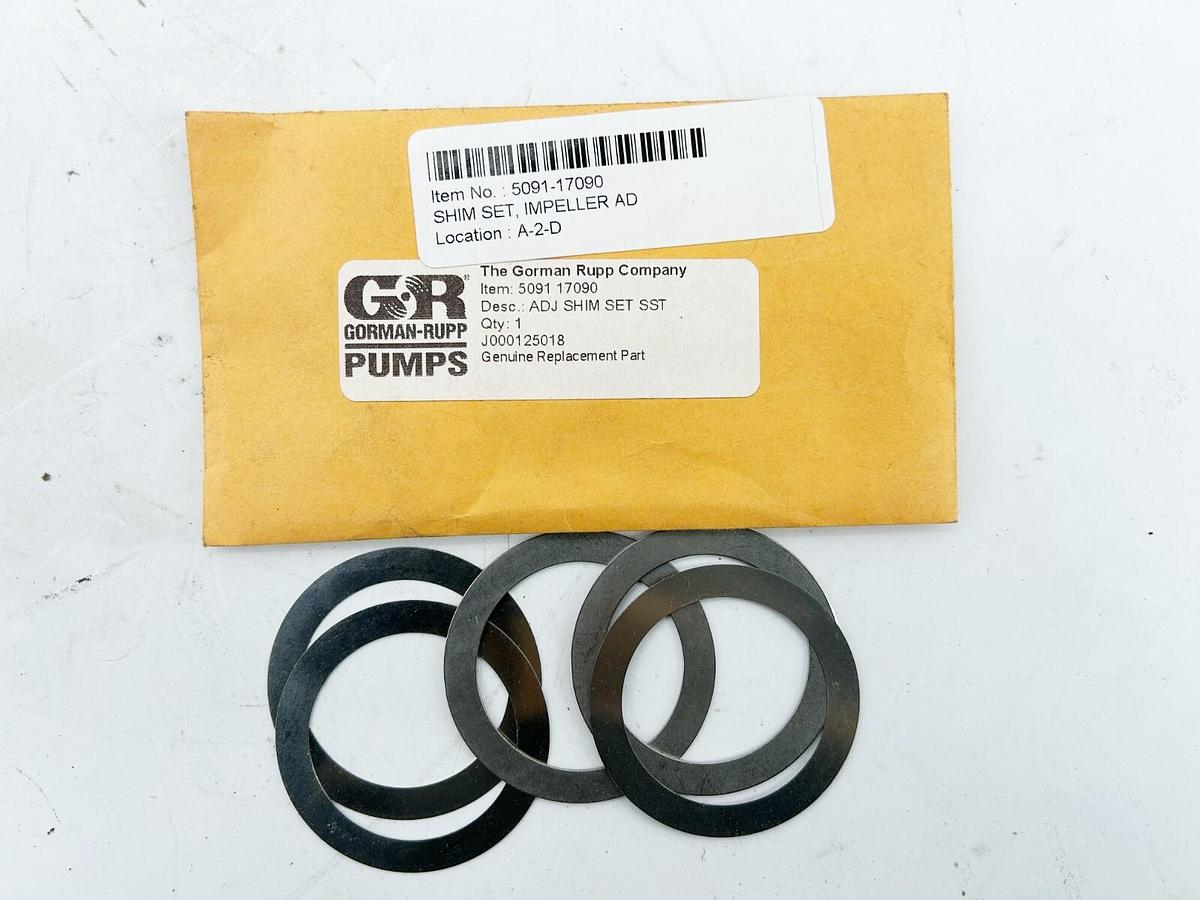 New Gorman Rupp 5091-17090 ADJ SHIM Set SST