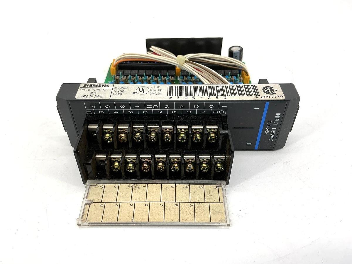New Siemens TI305-25N Input Module 115VAC 16-Point 80-265VAC 50/60HZ 305-25N