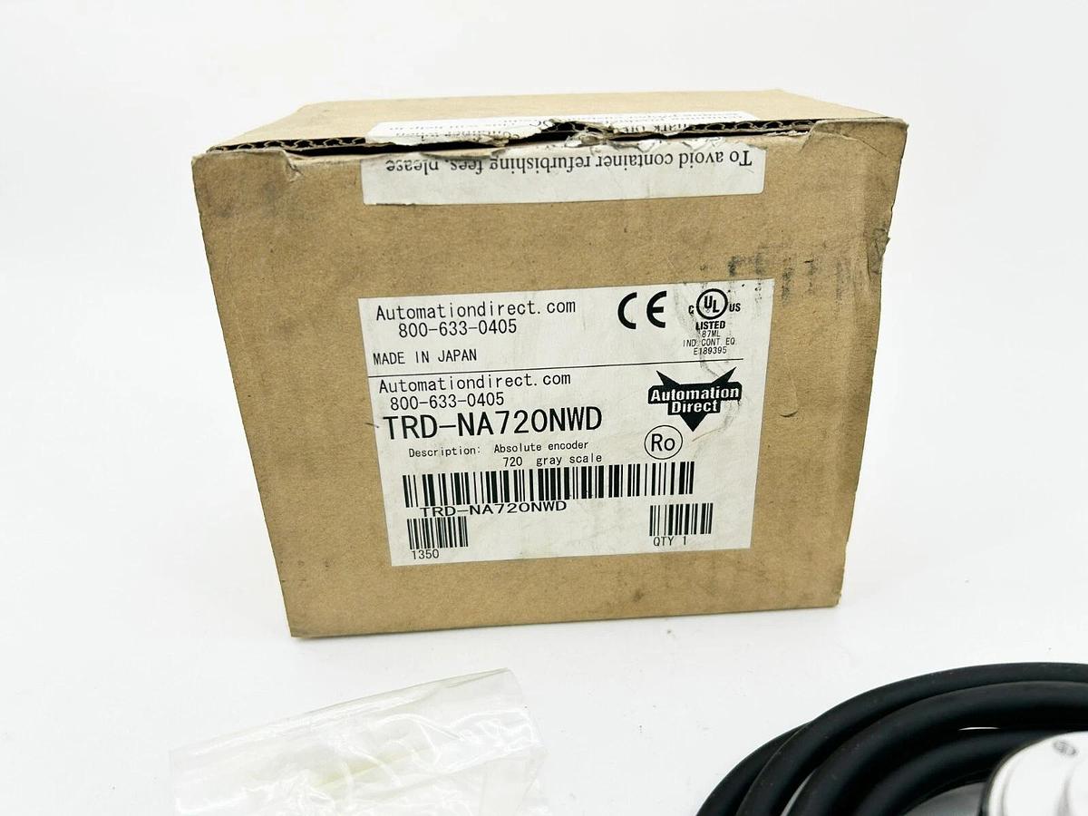 New Automation Direct TRD-NA720NWD Rotary Encoder, 10-26 VDC, 8mm Shaft