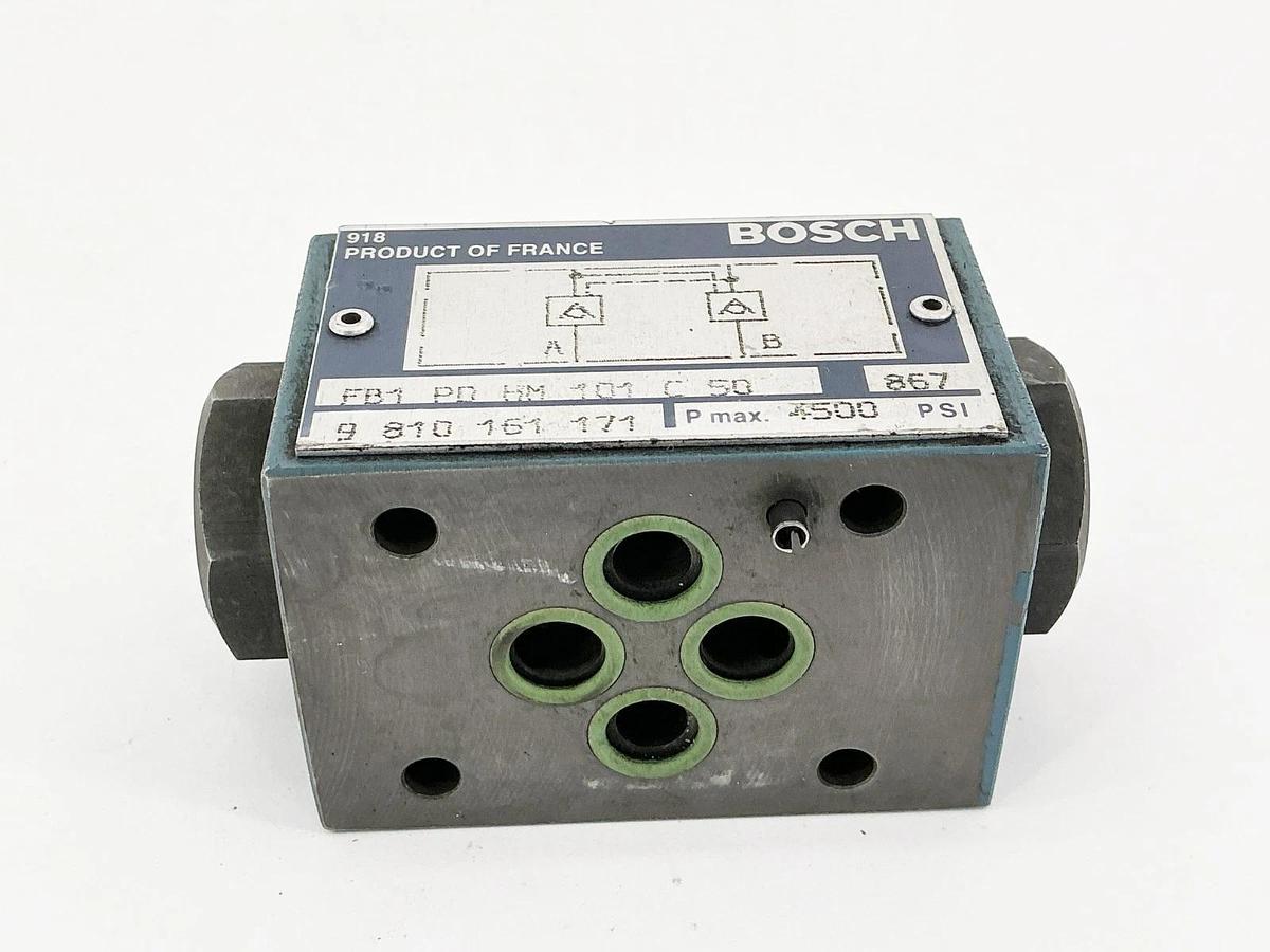 New Bosch FB1-PD-HM-101-C-50-9-810-161-171 Flow Control Valve 4500PSI - No Box