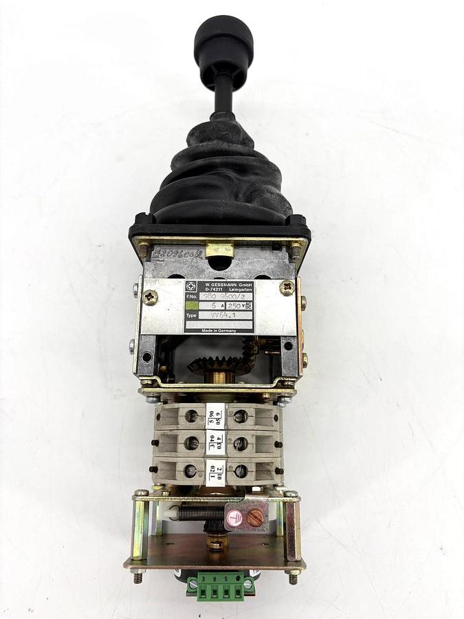 Used Gessmann VV64.1-03ZP Single Axis Controller Joystick Spring Returns to Center