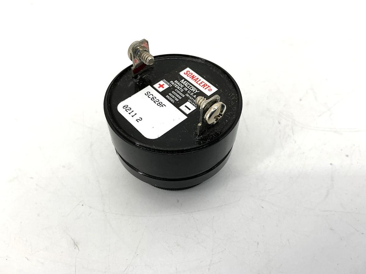 Lot of 2 New Mallory SC628F Sonalert Alarm Indicator Continuous Tone 6-28VDC