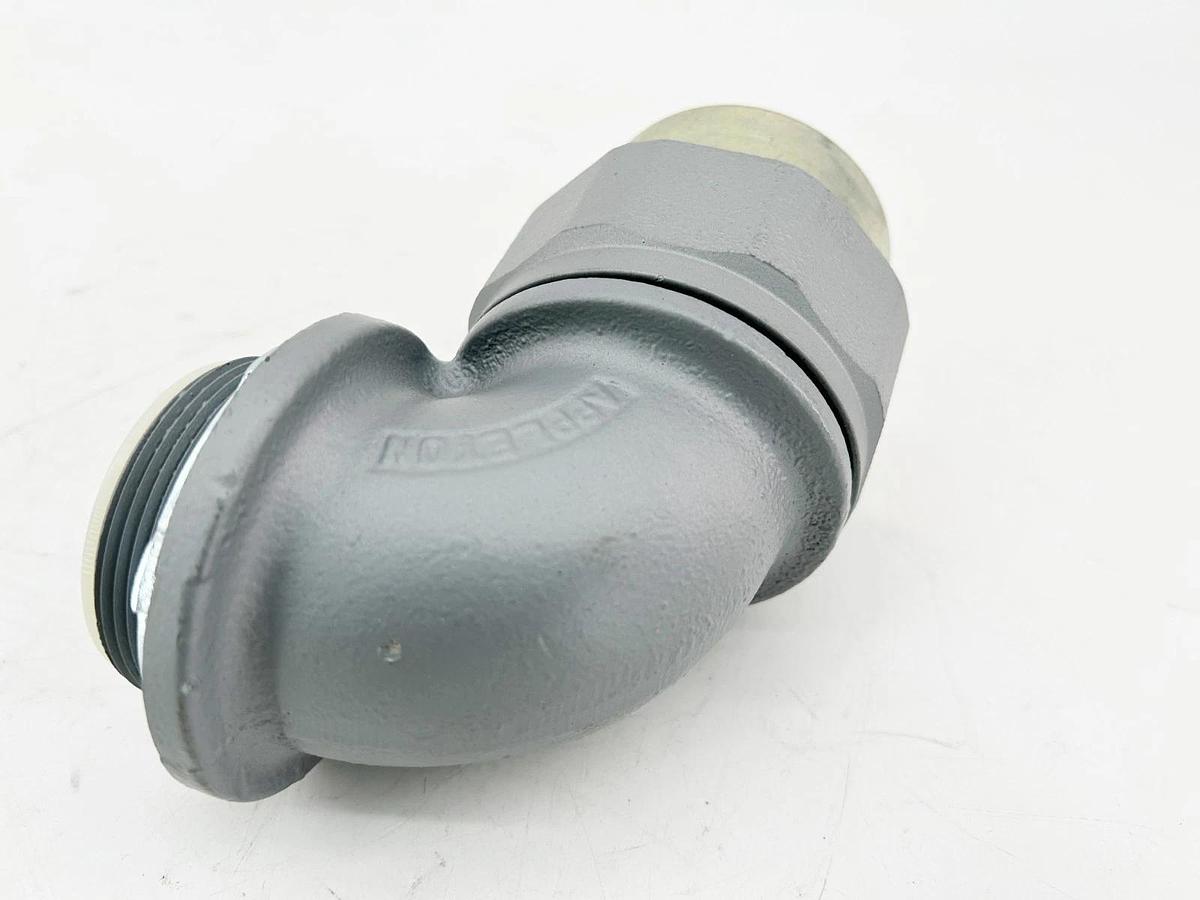 New Appleton STNM-90200 Connector 2" Mall Iron 90 Deg Liquidtight