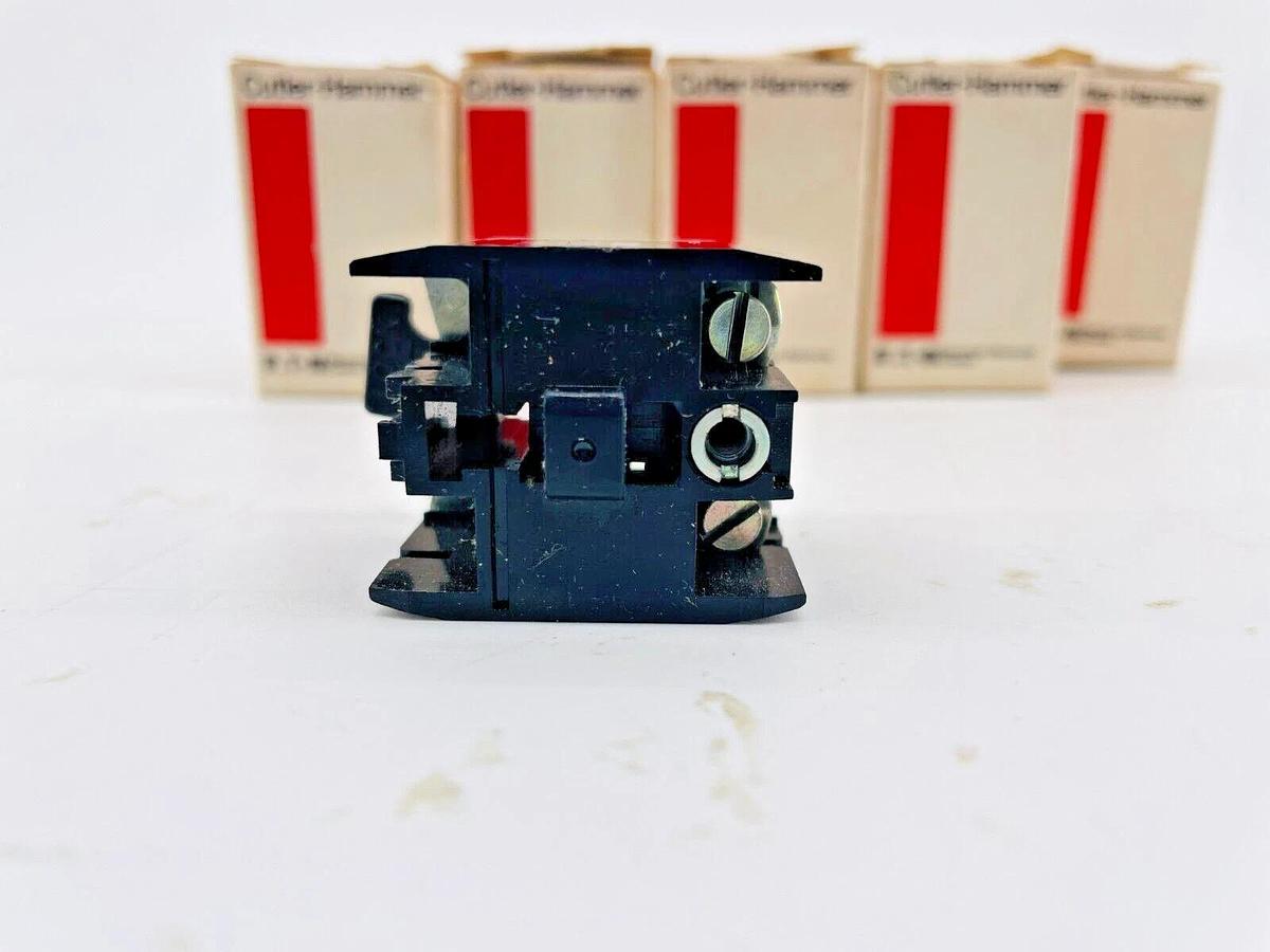 Lot of 9 New Cutler Hammer E22C1 Contact Block 1NC