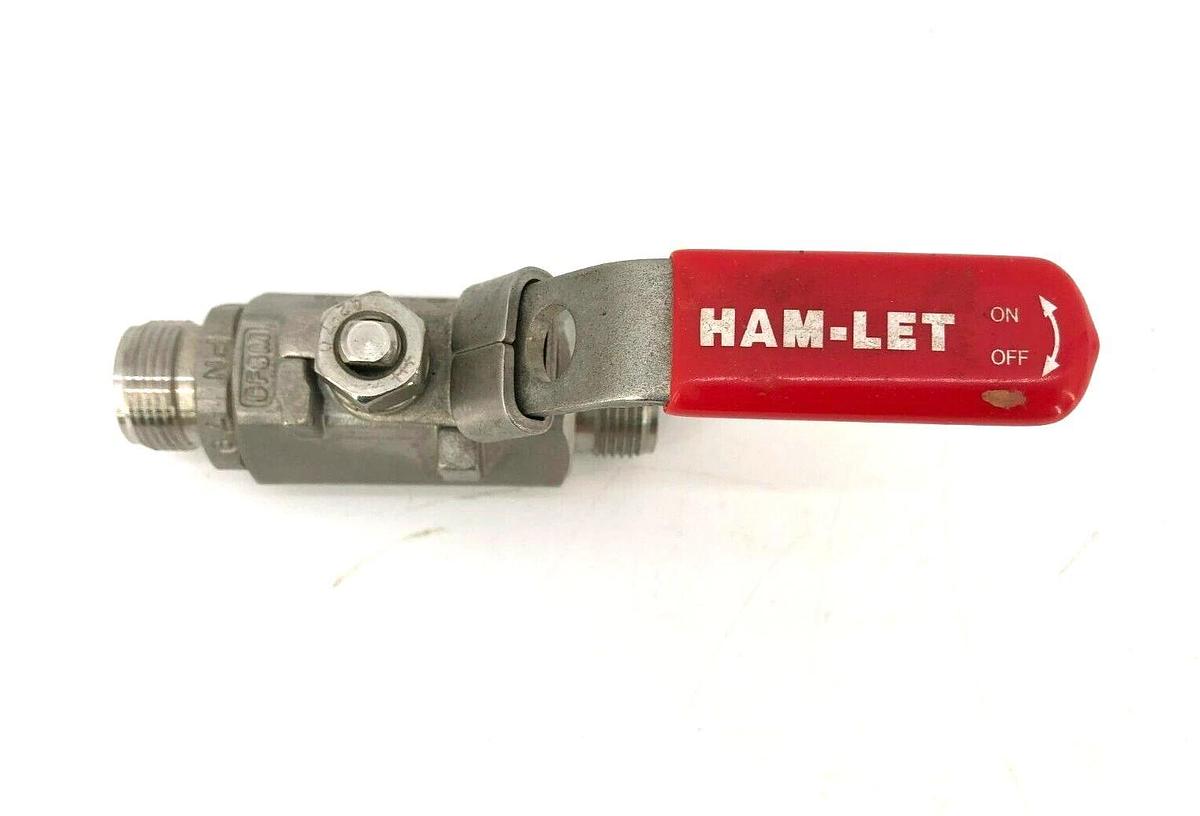 New Ham-Let H-700-SS-L-1/2-T-LD Compression Locking Handle Ball Valve, 1/2", SS