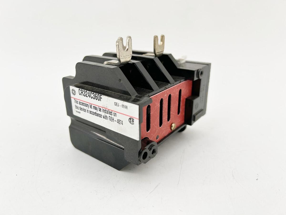 New GE General Electric CR324C360F Overload Relay Block W/O Box