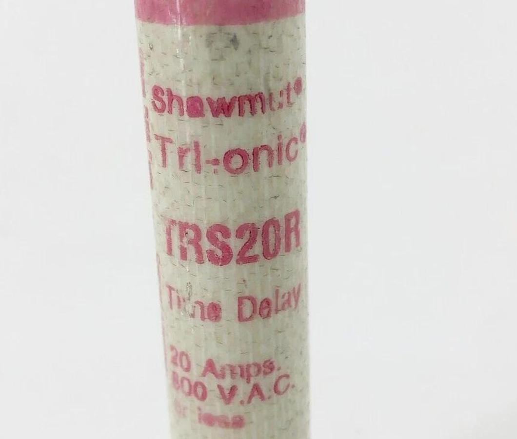 Lot of 2 New Gould Shawmut TRS20R Time Delay Fuses 20A 600VAC Class RK5