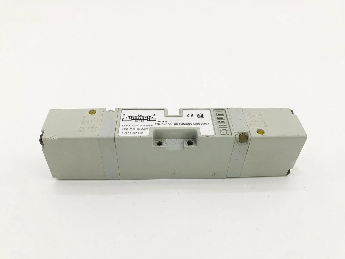 New Numatics 091BB500M000061 Solenoid Valve 24VDC 120psig - No Box