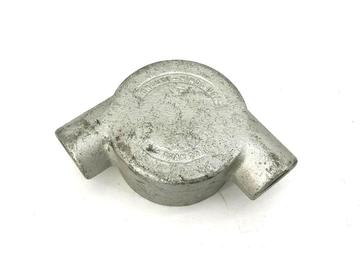 Used Crouse-Hinds GUAN26 Conduit Outlet Body 3/4" Hubs (No Cover)