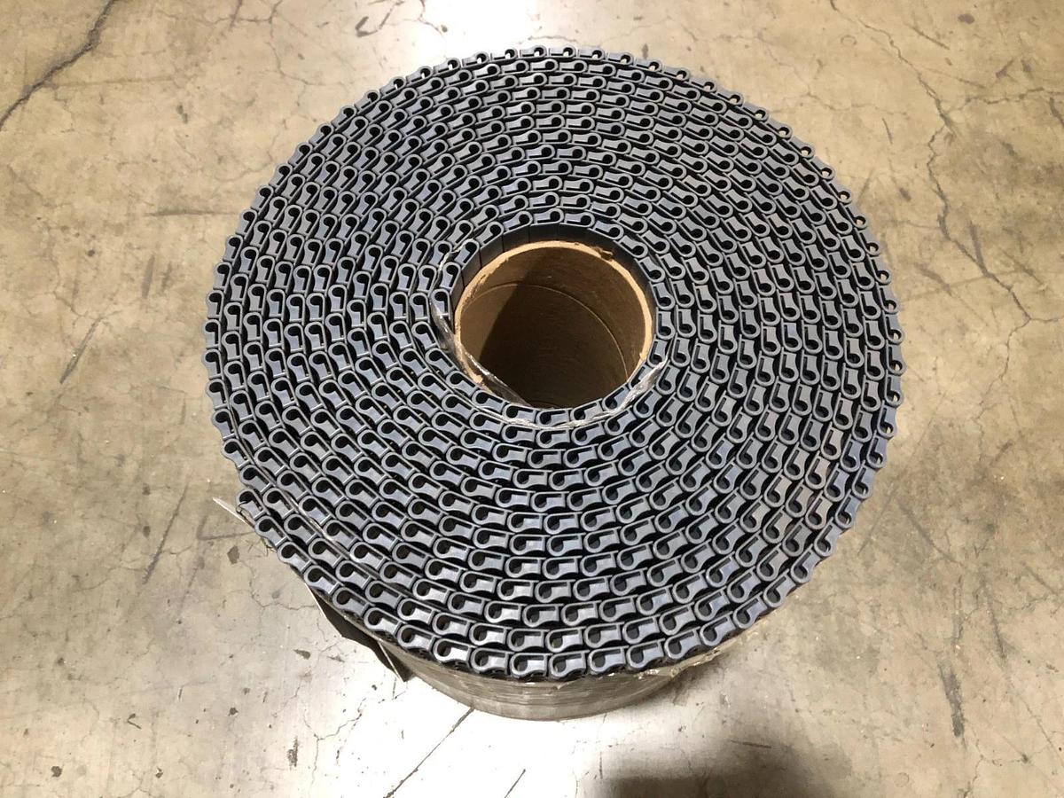 New Intralox 8095 Series 1000 Flat Top Acetal Gray 25.87FT x 12" W - No Box