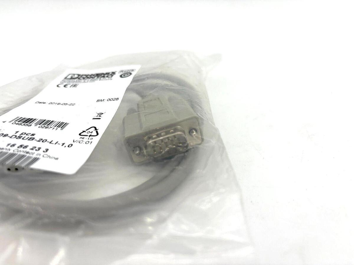 New Phoenix Contact VS-09-DSUB-20-LI-1,0 D-Sub Cable 1656233