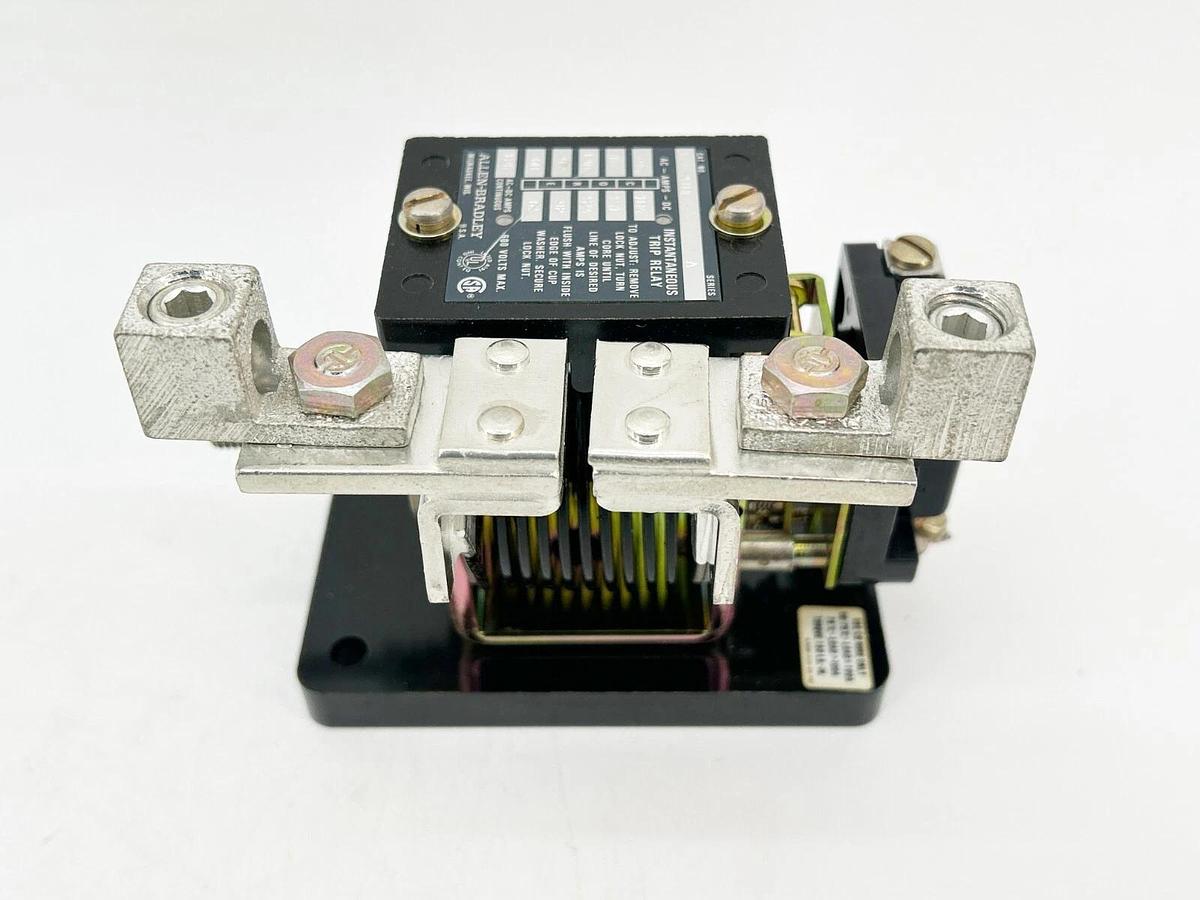 New Allen Bradley 809-A18E Ser. A Instantaneous Trip Current Relay 120A 1NO