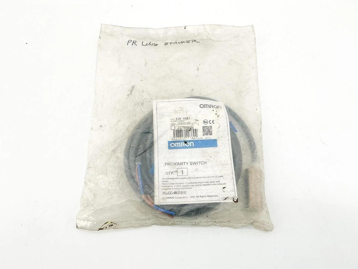 New Omron E2E-X5E1 Proximity Switch Sensor 12-24VDC 2M