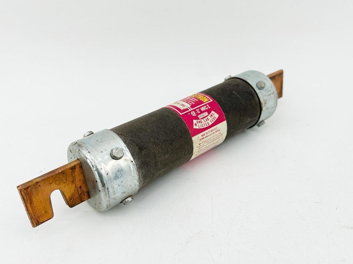 Used Bussmann FRS-R-200 Dual Element Time Delay Fuse 200A 600VAC RK5 W/O Box