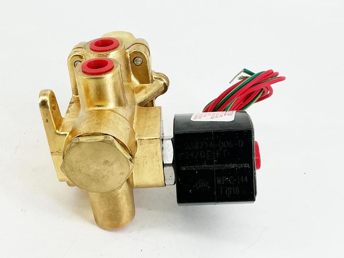 New Asco EF8344G070 24VDC Solenoid Valve 125PSI 1/4" Pipe 11.6W