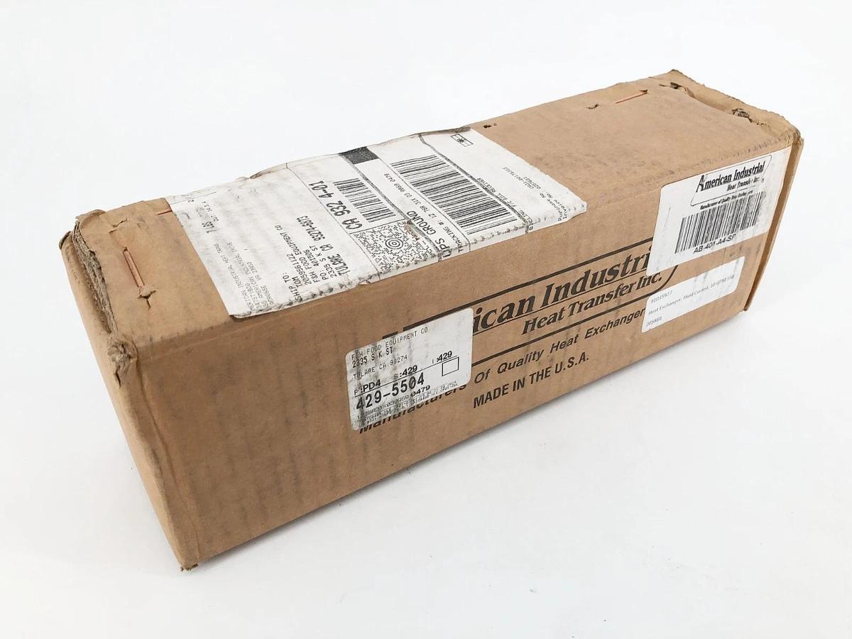 New American Industrial AB-401-A4-SP Heat Exchanger 300psi 300F - Sealed Box