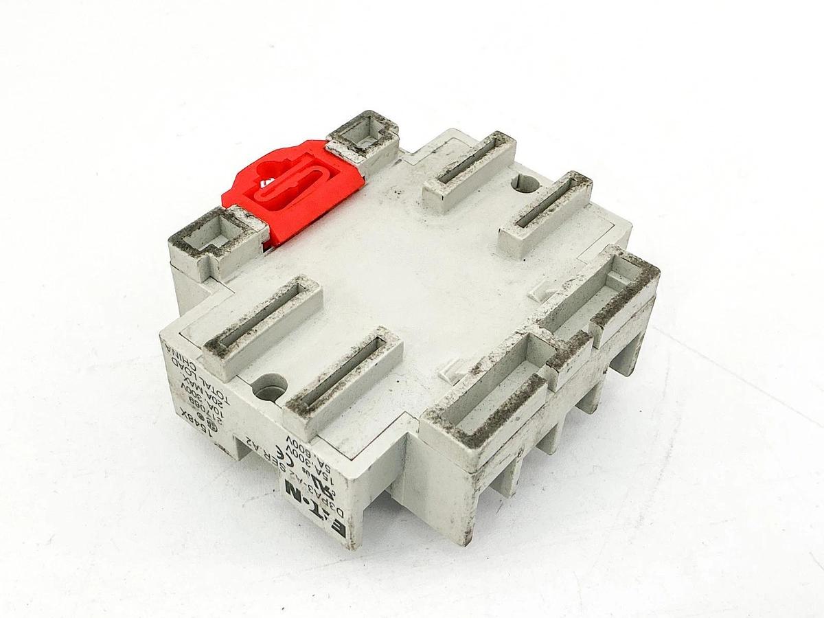 Used Lot of 3 Eaton D3PA3-A2 Relay Socket 600V 15A Ser.A2